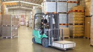 Warehouse & forklift Canpac Vietnam