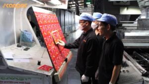 CanpacVN's professional employees team checking printing quality